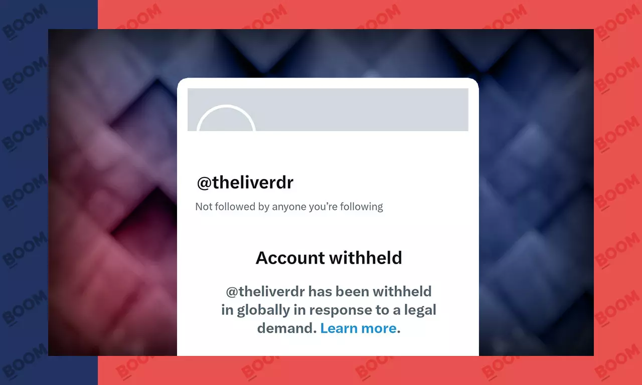 The Liver Doctors X Account Withheld Over Legal Feud With Himalaya The Liver Doctors X Account Withheld Over Legal Feud With Himalaya