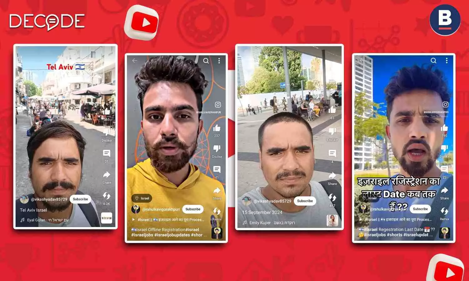 Indian Engineers Become Israels Workforce And Vlog Their Lives On YouTube Indian Engineers Become Israels Workforce And Vlog Their Lives On YouTube