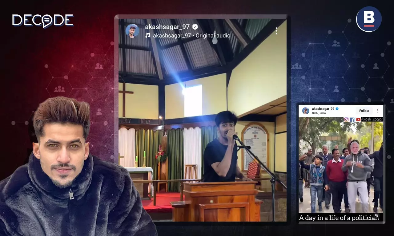 Akash Sagar’s Viral Church Video Adds to His History of Provocative Content Akash Sagar’s Viral Church Video Adds to His History of Provocative Content