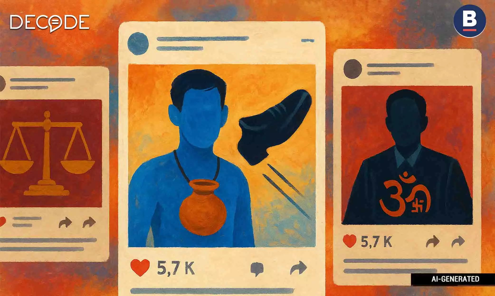 How AI Memes Turned An Attack On India’s Top Judge Into Casteist Heroism How AI Memes Turned An Attack On India’s Top Judge Into Casteist Heroism