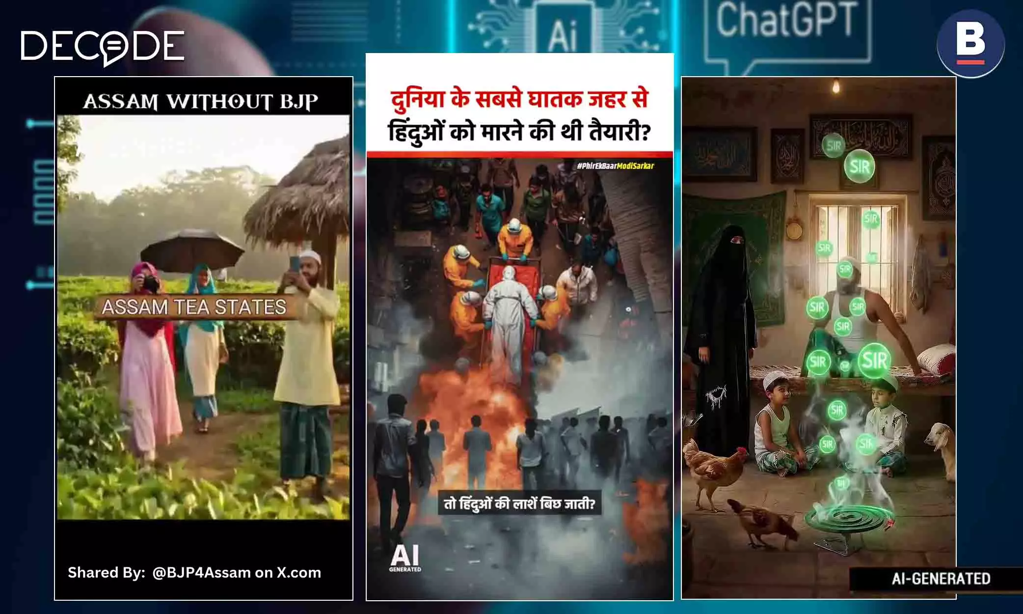 Cheap, Fast, Cinematic: AI Videos Turbocharge BJPs Online Hate Factory Cheap, Fast, Cinematic: AI Videos Turbocharge BJPs Online Hate Factory