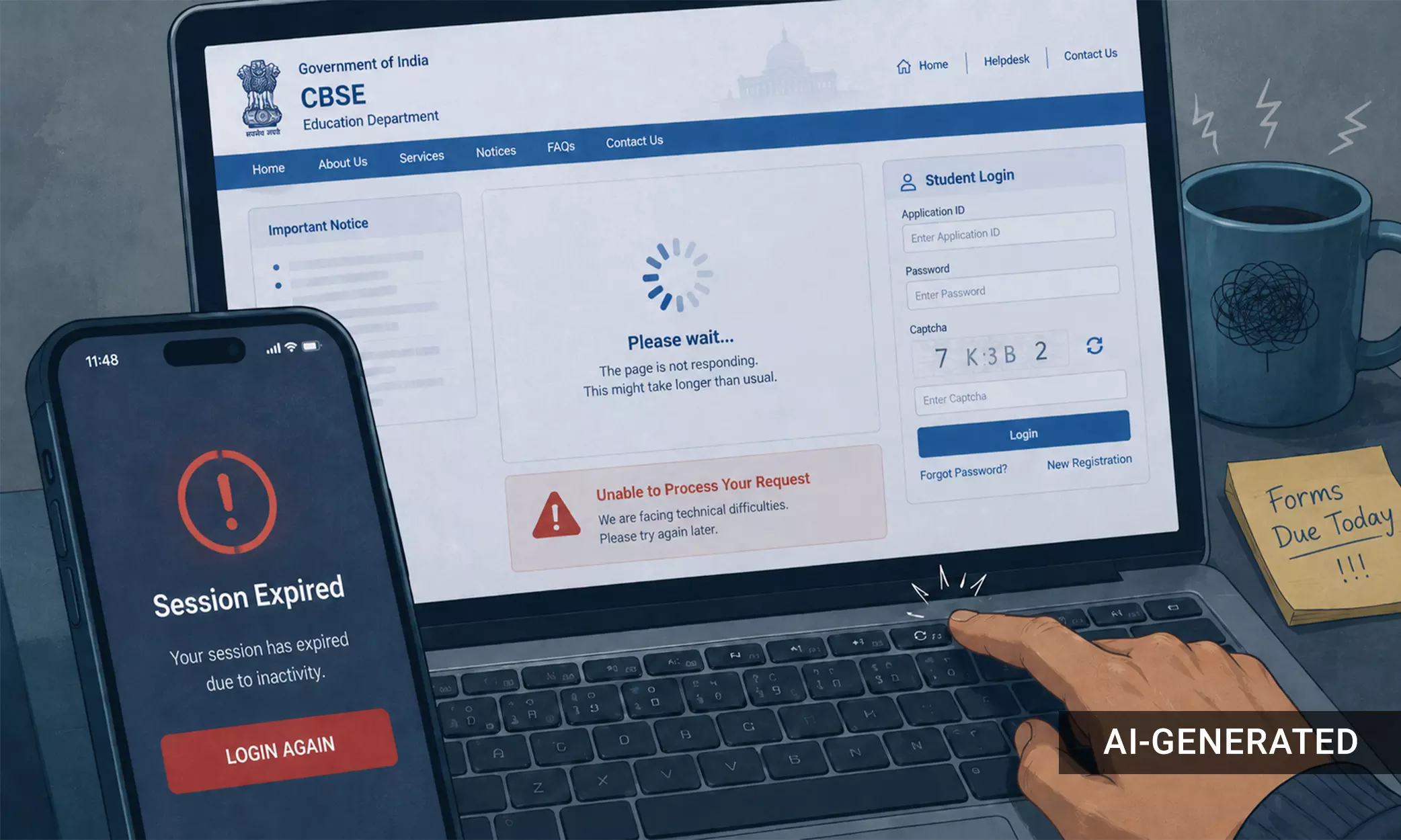 Blurred Answers, Closed Window: CBSEs Digital Overhaul Failed Its Students Blurred Answers, Closed Window: CBSEs Digital Overhaul Failed Its Students