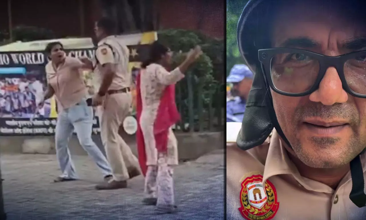 Delhi Polices Most-Filmed Officer This Week Was Also Filming Everyone Else Delhi Polices Most-Filmed Officer This Week Was Also Filming Everyone Else