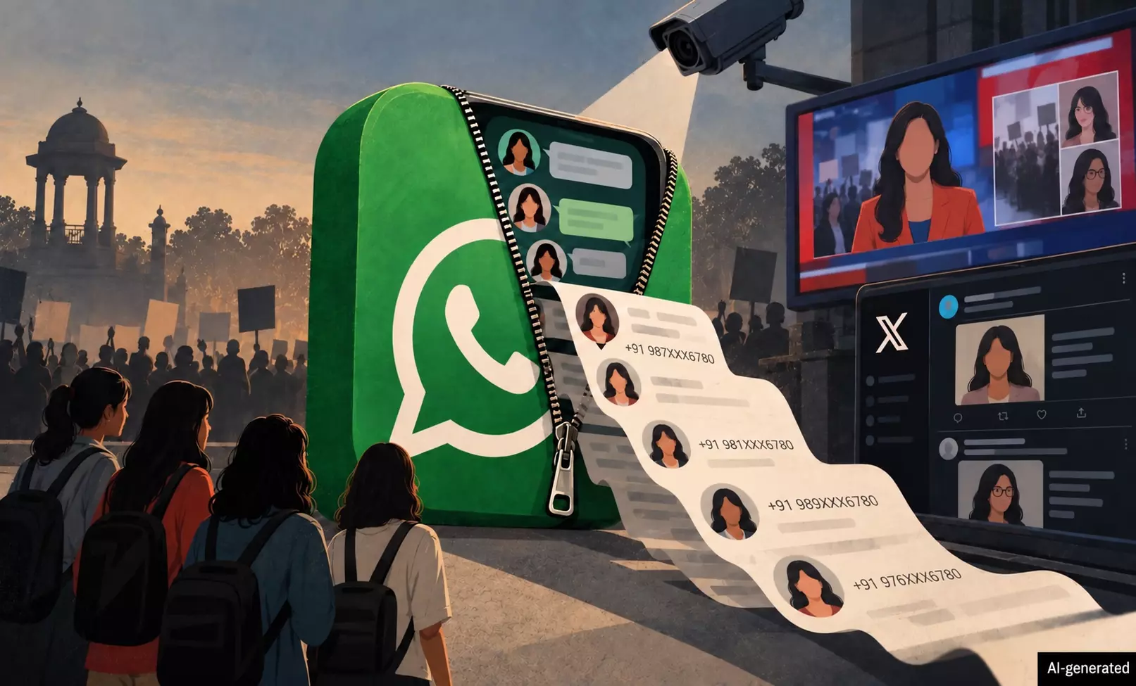 A Delhi Student Was Doxxed And Detained For A Women’s Safety WhatsApp Group A Delhi Student Was Doxxed And Detained For A Women’s Safety WhatsApp Group